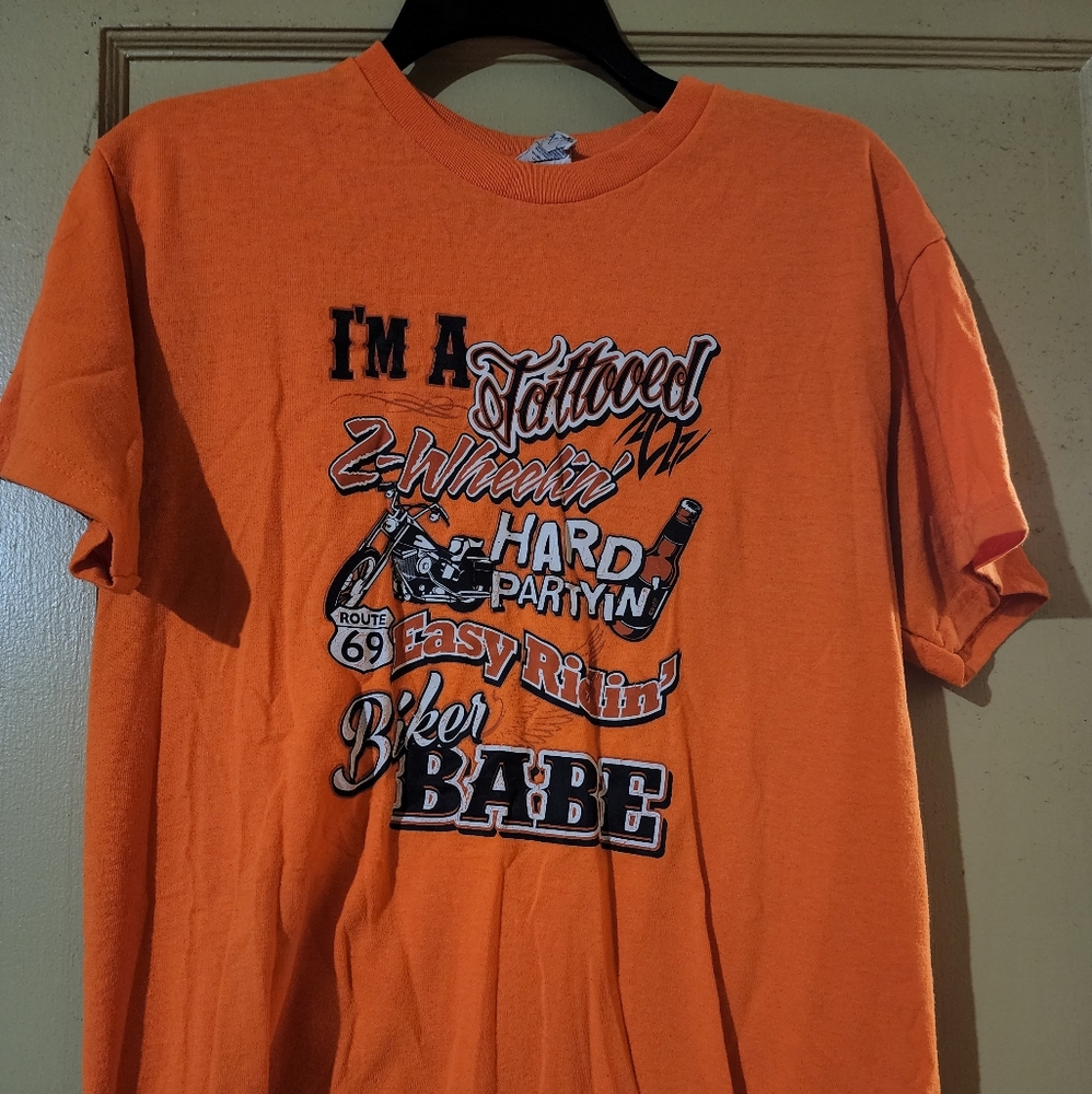 Women's biker shirt sz M